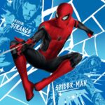 Frazada Individual Marvel Spider Man Azul 2