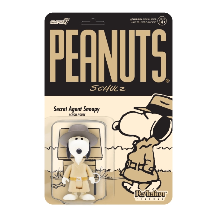 Super 7 Reaction Peanuts Secret Agent Snoopy – Bikes And Toys Inc