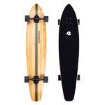 RETROSPEC - Longboard ZED de 44 pulgadas color negro.